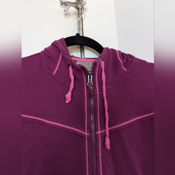 Athleta Sphinx pink long line hoodie sz M - Picture 3 of 9